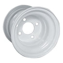 OEM Golf Cart Wheel & Tire Combo – White Steel (Set of 4)