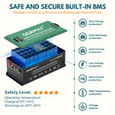 OGRPHY 48V 150AH Lithium Golf Cart Battery with App & Touch Display