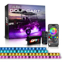 OPT7 Aura LED Golf Cart Underglow Kit with App Control
