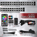 OPT7 Aura LED Golf Cart Underglow Kit with App Control