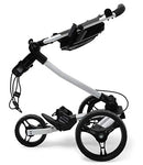 Omada Trilite Lightweight Golf Push Cart – White/Black