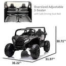 POSTACK 24V Off-Road UTV Golf Cart for Kids – Two-Seater