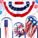 Patriotic Golf Cart Decoration Kit – 4th of July Parade Set
