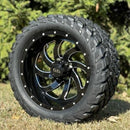 Phantom 14" Golf Cart Wheels & Tires – 4-Pack, All-Terrain