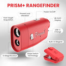 Pinned Prism Slope Golf Rangefinder - Red