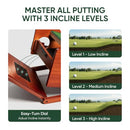 Ponsonbay Adjustable Incline Putting Mat 3-in-1
