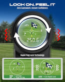 QuickRiseX 1700 Yard Slope Golf Rangefinder