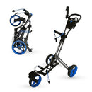 Qwik-Fold 360 Swivel 3-Wheel Golf Push Cart