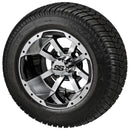 RM Cart - Maltese Cross 10” Black Wheels with 205/50-10 Tires (Set of 4)