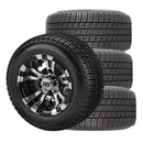 RM Cart 10" Warlock Golf Cart Wheels & Tire Set – 4 Pack