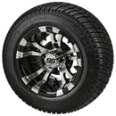 RM Cart Warlock Golf Cart Wheel & Tire Set – 4 Pack