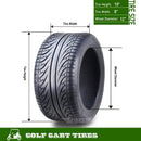 ROADGUIDER 12-Inch Utility Tire for Golf Carts & ATVs 215/40x12 14005