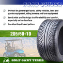 ROADGUIDER 205/50-10 Golf Cart & ATV Tire Set – 4 Pack