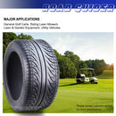 ROADGUIDER Low-Profile 12-Inch Tires for Golf Carts – 215/50/12