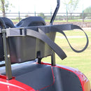 Red 4-Seat Off-Road Electric Golf Cart with Safety Belts