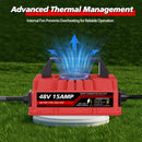 Red 48V Smart Golf Cart Charger for Club Car