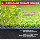 SAPLIZE Foldable Dual-Turf Golf Hitting Mat 23" x 16"
