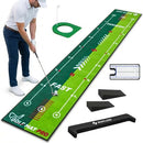 SAPLIZE Two-Speed Putting Mat 10ft with Mirror