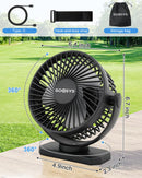 SOQSYS 2-Pack Magnetic Golf Cart Fans
