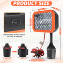 SOQSYS 48V Electric Golf Cart Heater with Adjustable Cup Mount
