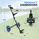 SereneLife 2-Wheel Folding Golf Pull Cart