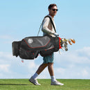 Shopsource Black Red Lightweight Golf Cart Bag