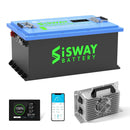 Sisway 48V 105Ah Lithium Battery Kit with Charger & App