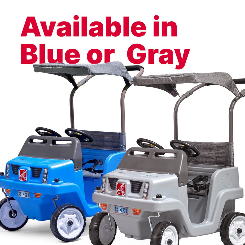 stroller with toddler step Step2 Side-by-Side Toddler Push Golf Cart Stroller