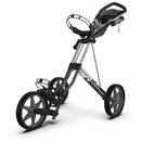 Sun Mountain Speed Cart V1R – 3-Wheel Golf Push Cart, Steel-Platinum