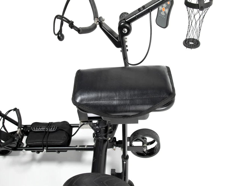 Super E Caddy Pro Electric Golf Cart with Cooler & Seat