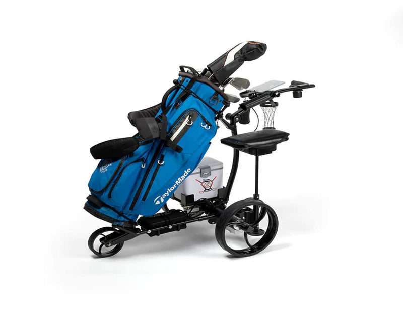 Super E Caddy Pro Electric Golf Cart with Cooler & Seat