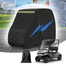 T TGBROS 2–4 Passenger Golf Cart Cover – Waterproof, Black