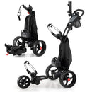Tangkula 3-Wheel Electric Golf Push Cart