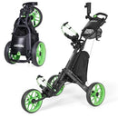 Tedycatt 3-Wheel Golf Push Cart with Cooler