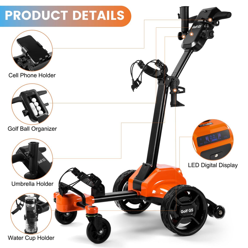 Tianhong Follow-Me Electric Golf Cart with Accessories & Remote