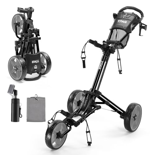 Tivor 3-Wheel Lightweight Golf Push Cart