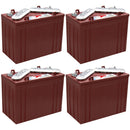 Trojan T-1275 12V Deep Cycle Golf Cart Battery – 4 Pack