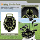 Ultimate Grey Green Lightweight Golf Cart Bag