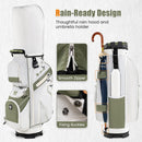 Ultimate Grey Green Lightweight Golf Cart Bag