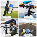 Universal Golf Cart Phone Mount with Secure Clamp & 360° Rotation 1