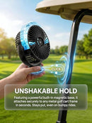 VENSWID Magnetic Misting Golf Cart Fan 2-Pack  
