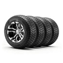 VEVOR 10” All-Terrain Golf Cart Wheels & Tires Set 205/50-10