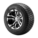 VEVOR 10” All-Terrain Golf Cart Wheels & Tires Set 205/50-10