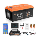 VEVOR 48V 105Ah Lithium Golf Cart Battery