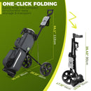 WAYTULES Lightweight Folding Golf Pull Cart – Black