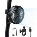 WEKANI Clip-On Golf Cart Fan