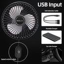 WEKANI Clip-On Golf Cart Fan