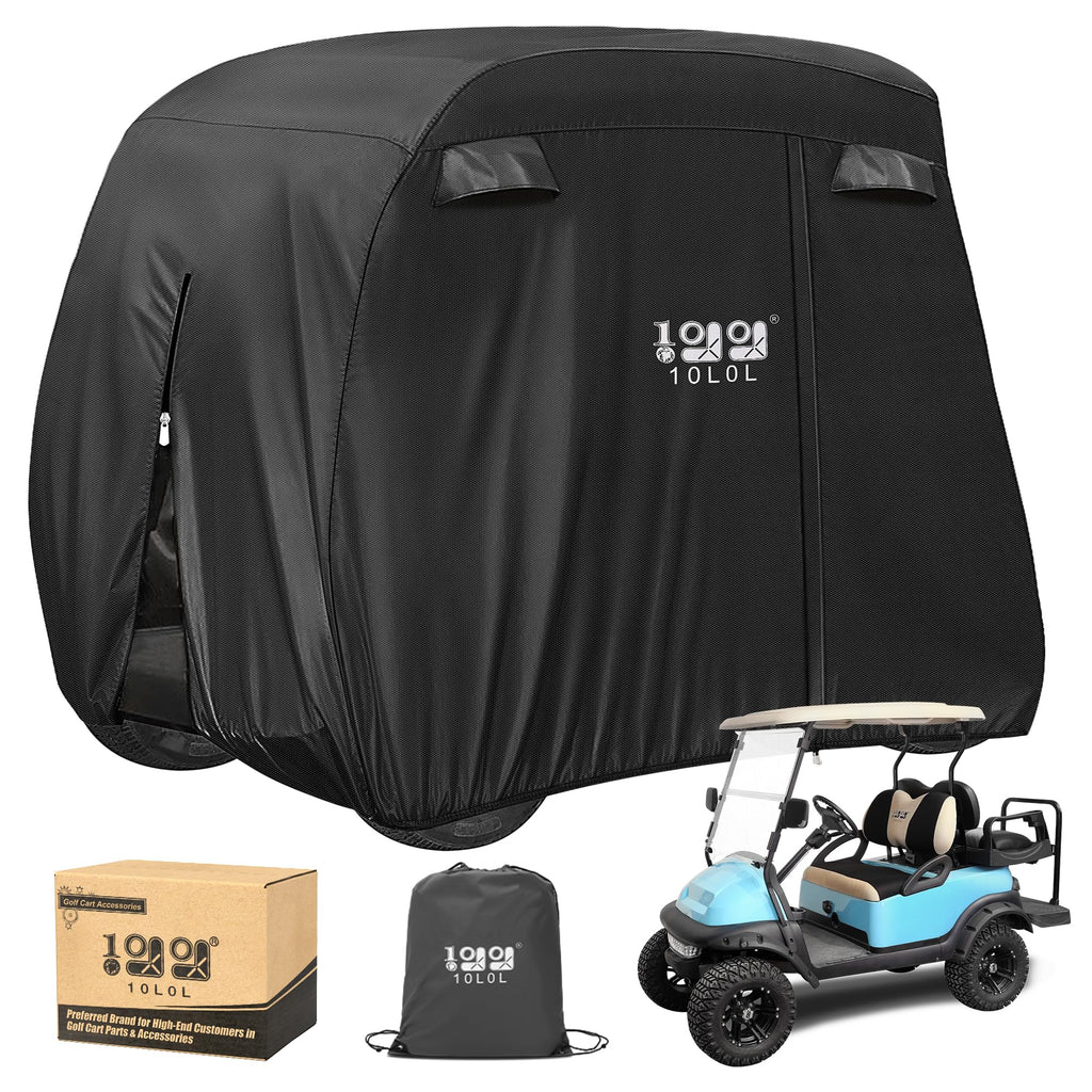 Waterproof Golf Cart Cover for 2–6 Passenger Models