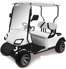 White 2-Seater Electric Golf Cart 
