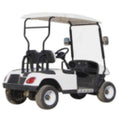 White 2-Seater Electric Golf Cart 